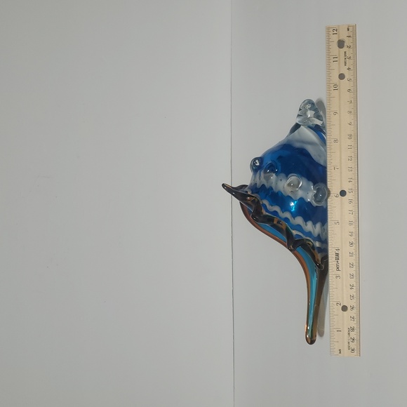 Mid-Century Murano Hand Blown Glass Conch Shell - Picture 5 of 6
